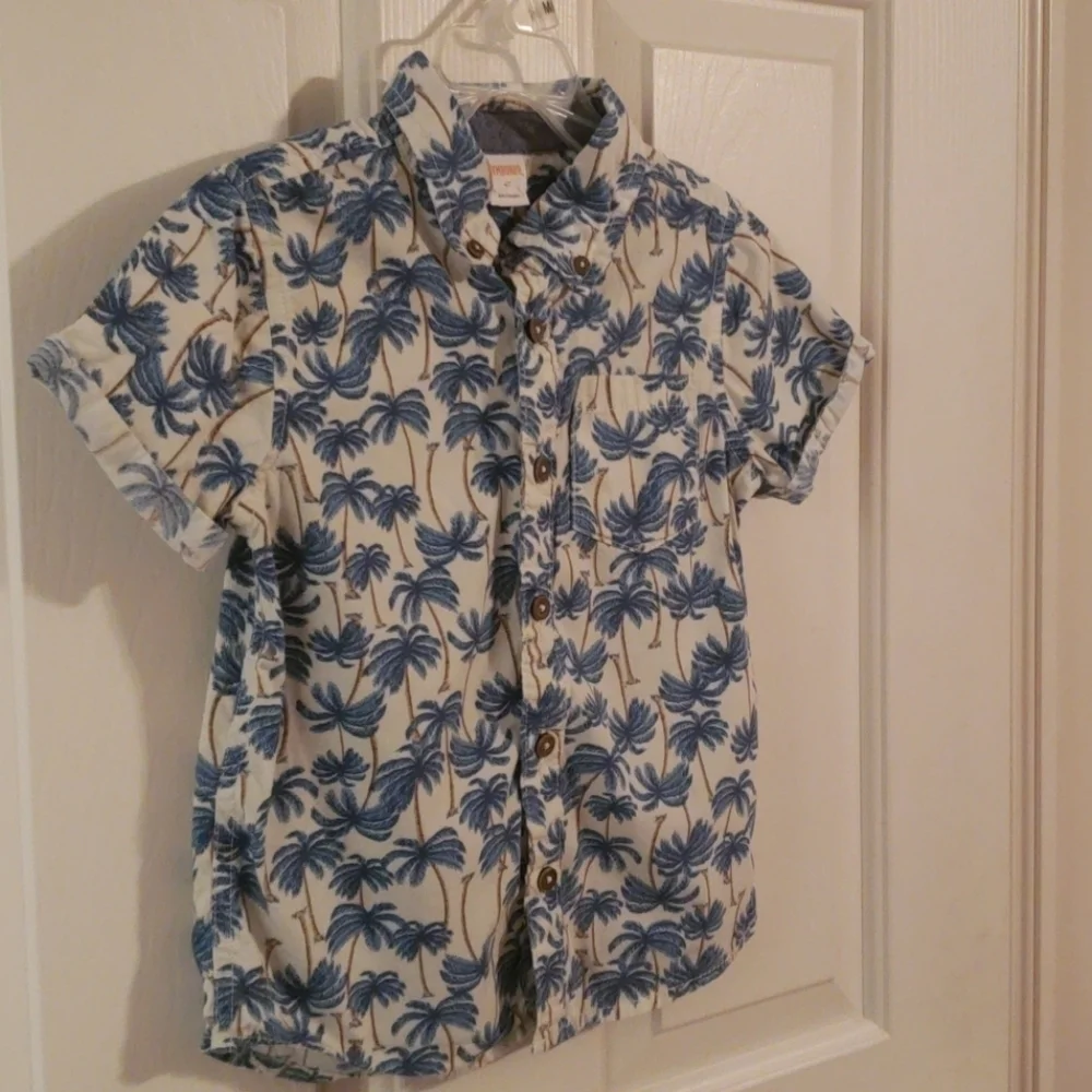 Gymboree Palm Tree Hawaiian Shirt